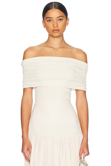 Makenzie Off Shoulder Sweater Vanilla