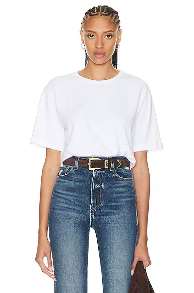 Mae Short Sleeve Tee White