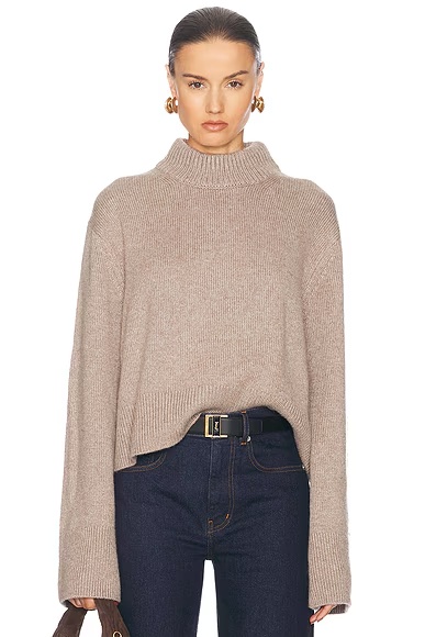 Pamelia Crew Neck Sweater Taupe