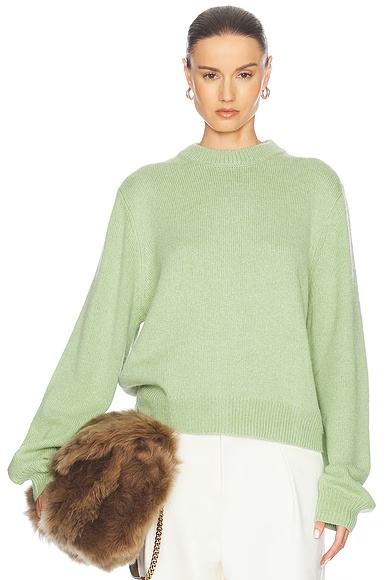 Lynnea Crew Pullover Sea Foam