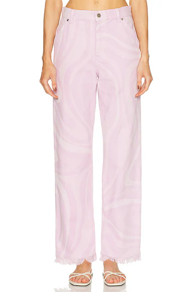 Wide Leg Laser Rosa