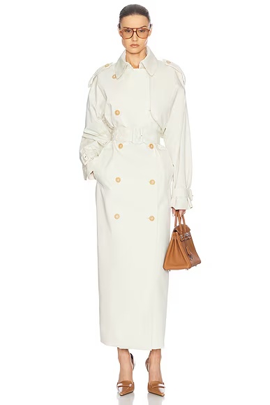Classic Oversized Trench Ivory