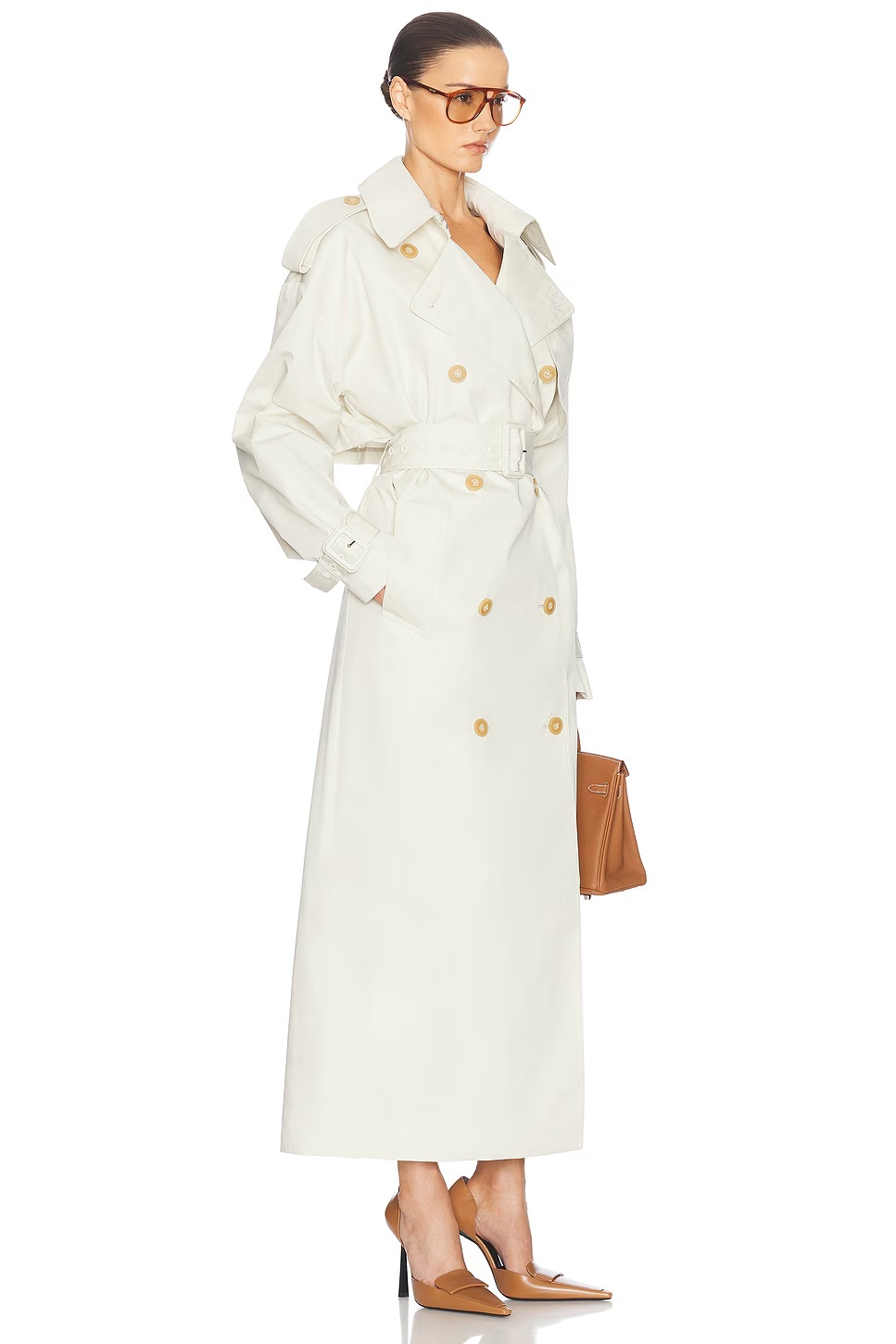 Classic Oversized Trench Ivory
