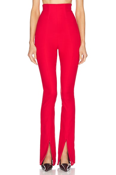 The Cigarette Pant Lipstick Red