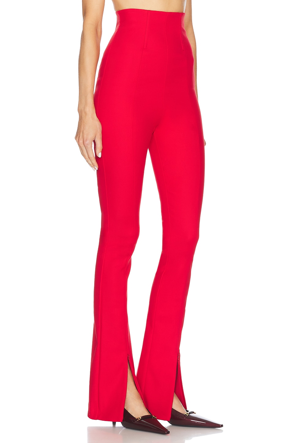 The Cigarette Pant Lipstick Red