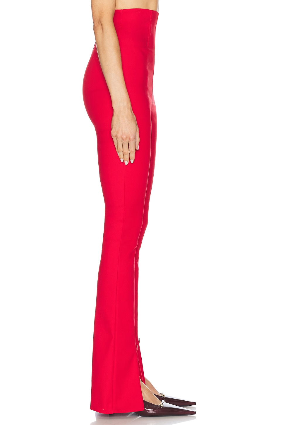 The Cigarette Pant Lipstick Red
