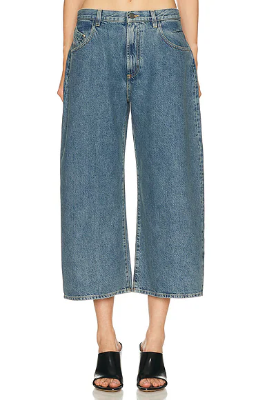 Curved Short Leg Sky Blue