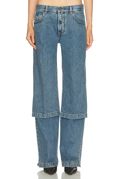 Tiered Wide Leg Sky Blue