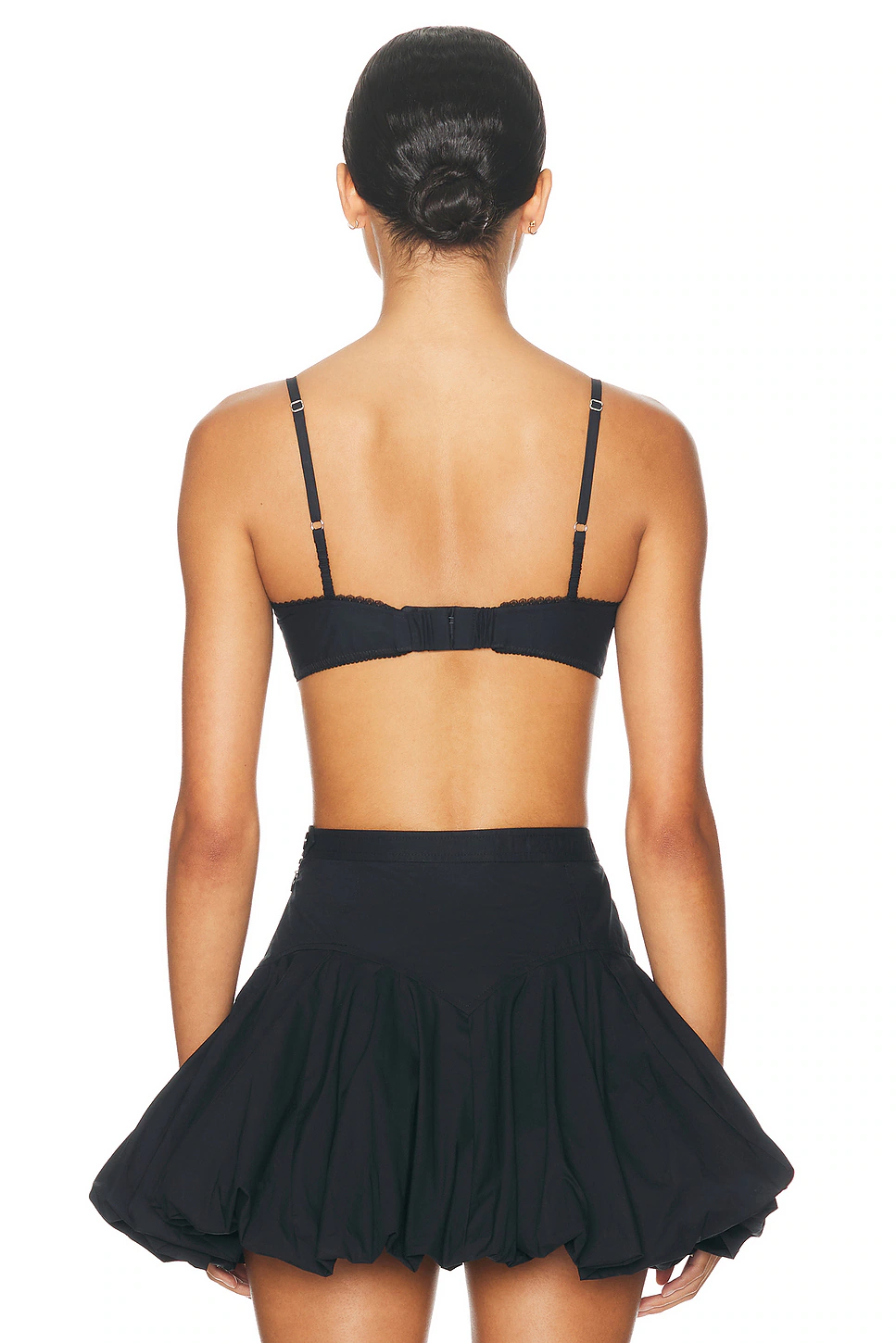 Poplin Bra Black