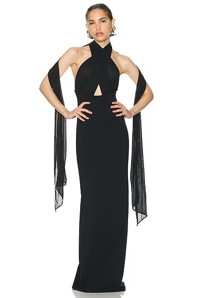 The Amber Dress Black
