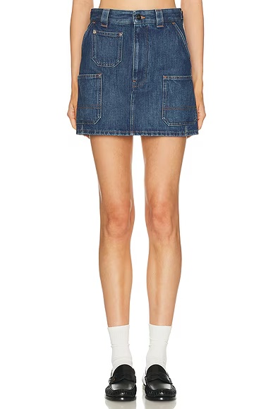 Mini Denim Skirt Medium Blue