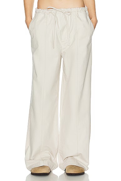 Workwear Drawcord Pants Ecru