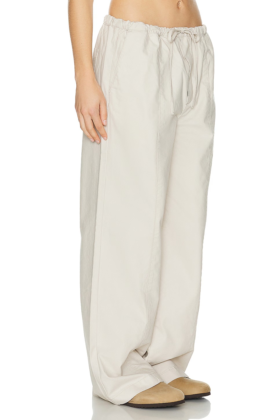 Workwear Drawcord Pants Ecru
