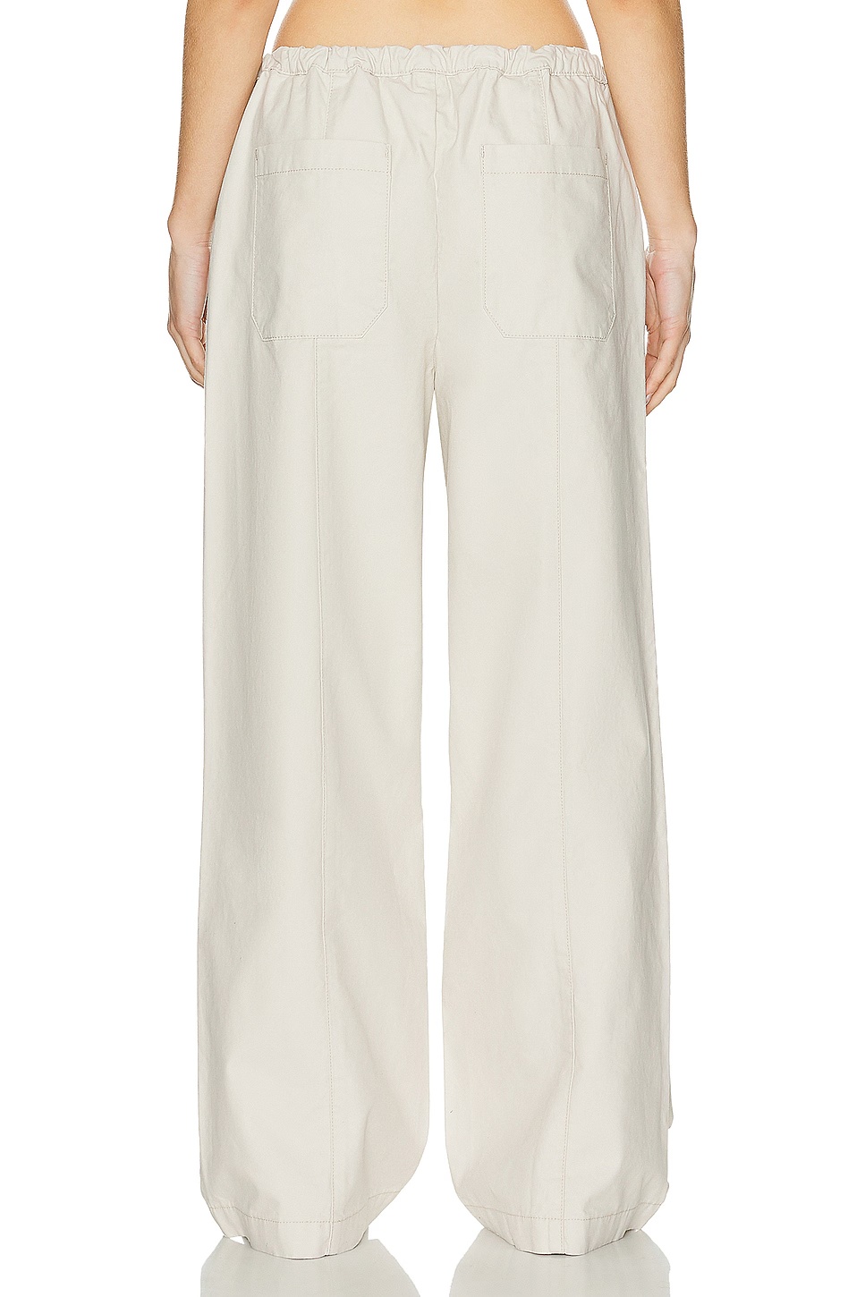 Workwear Drawcord Pants Ecru