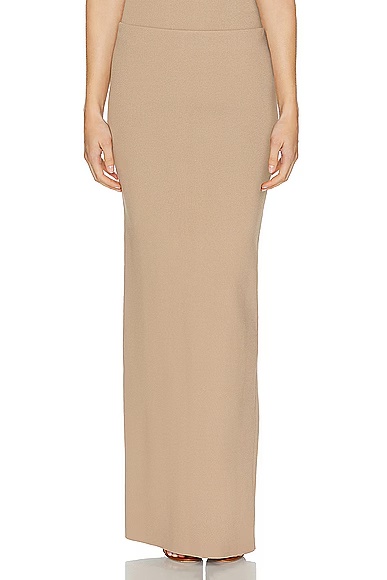 Carina Knit Skirt Mushroom
