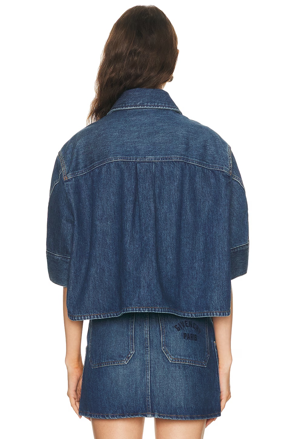 Cocoon Short Sleeves Shirt Medium Blue
