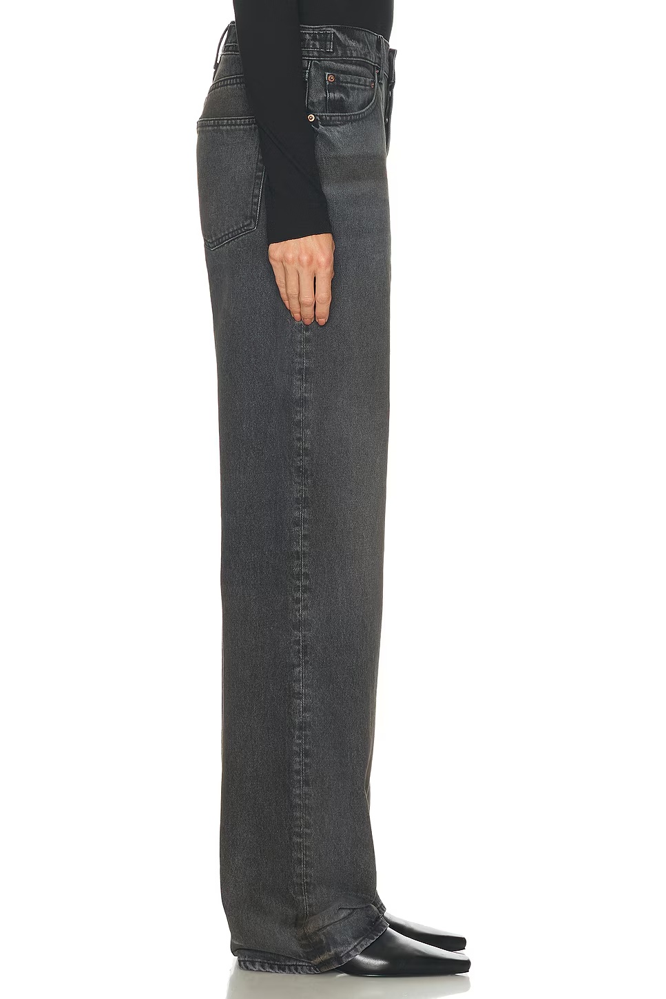 Bella Cinch Low Rise Boyfriend Dark Cloud
