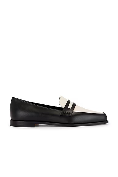 Polonoff Loafer Black & Dark Cream