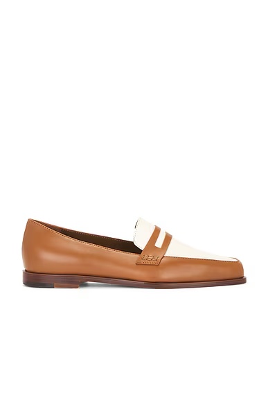 Polonoff Loafer Medium Brown & Dark Cream