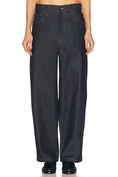 Brandon Wide Leg Blue Rigid