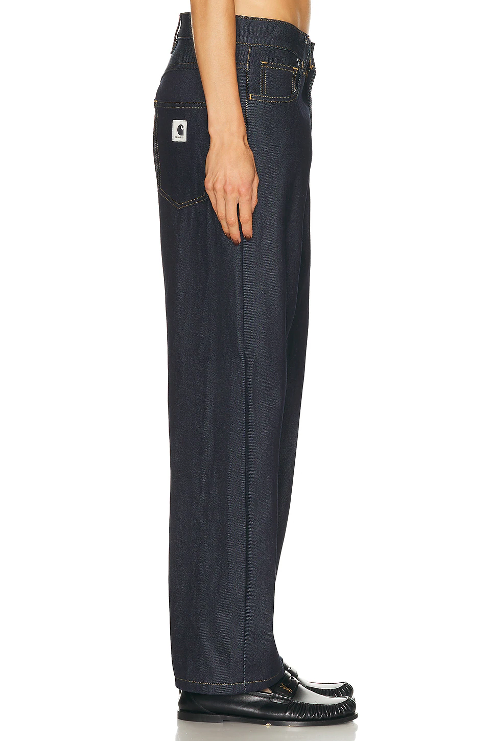 Brandon Wide Leg Blue Rigid
