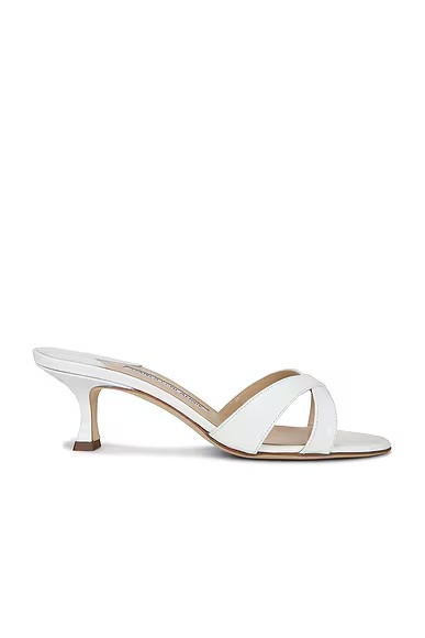 Callamu 50 Patent Mule White