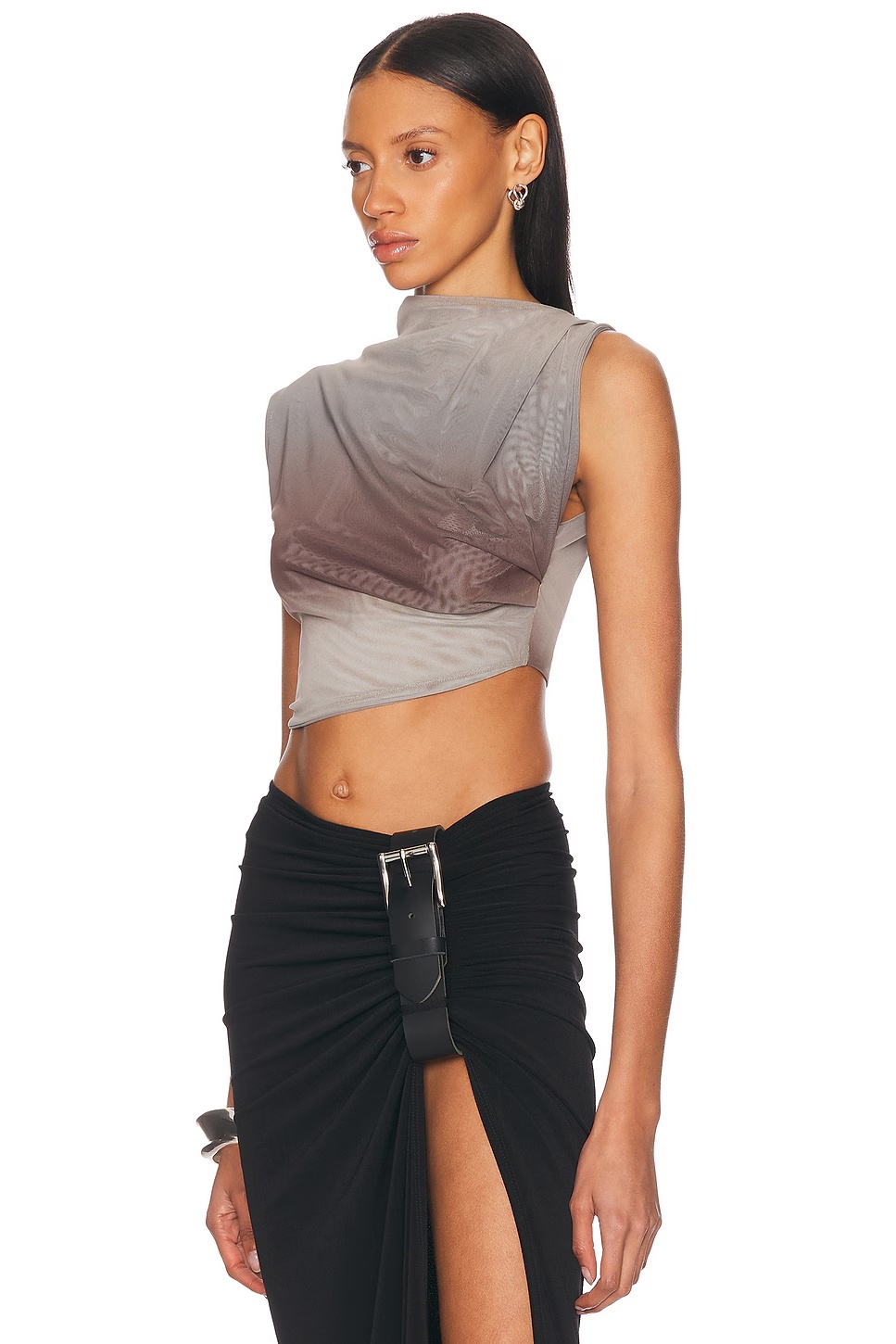 for FWRD Asymmetric Crop Top Ombre