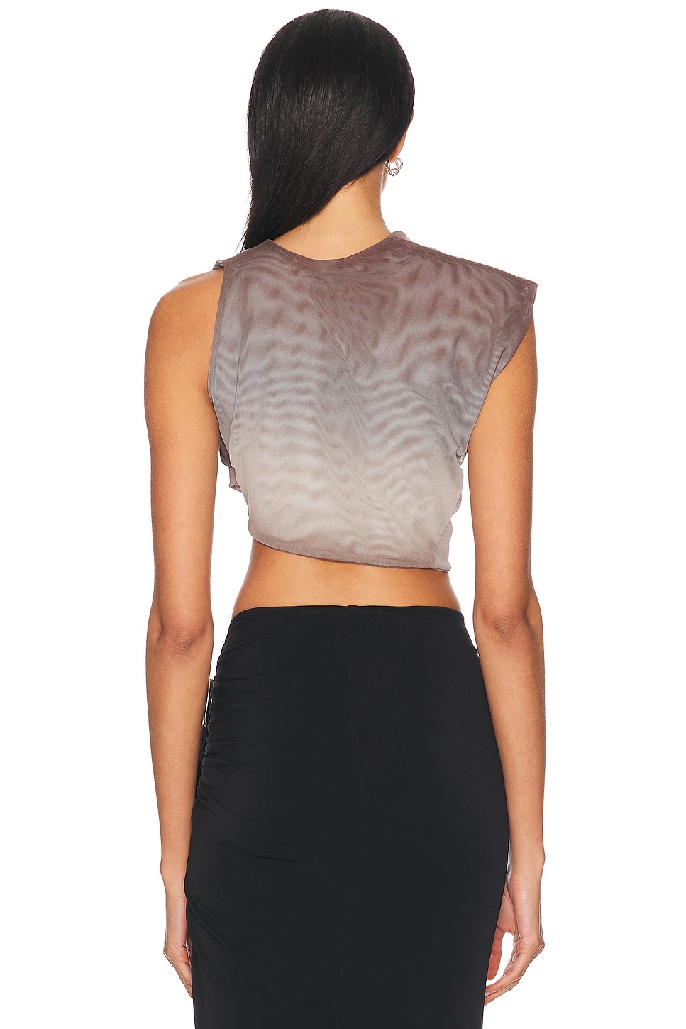for FWRD Asymmetric Crop Top Ombre
