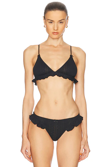 for FWRD The Butterfly Bralette Black