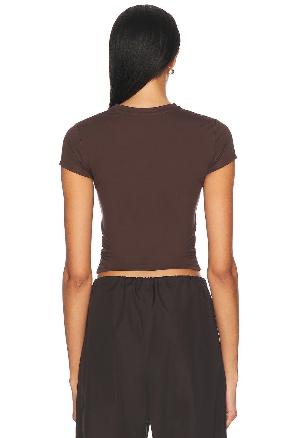 Crew Neck Tee Seal Brown