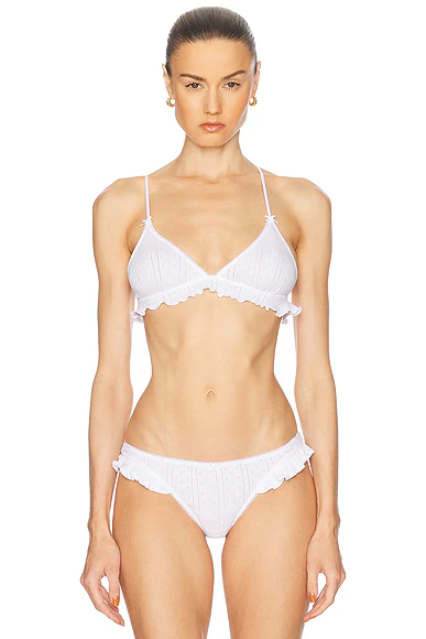 for FWRD The Butterfly Bralette White
