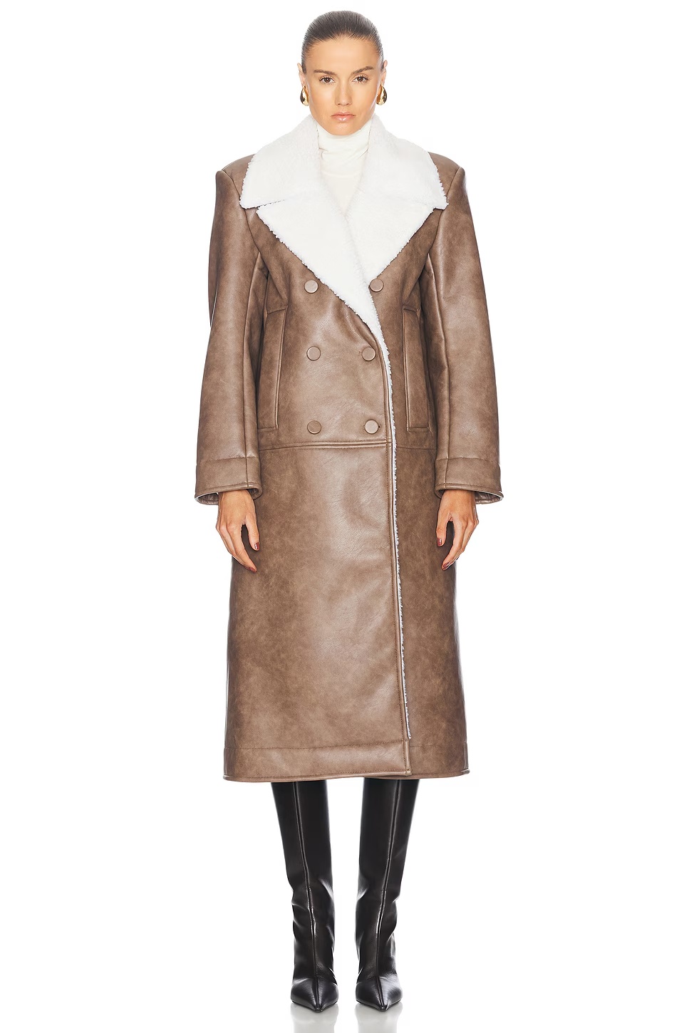 for FWRD Greenwich Coat Peau Lainee