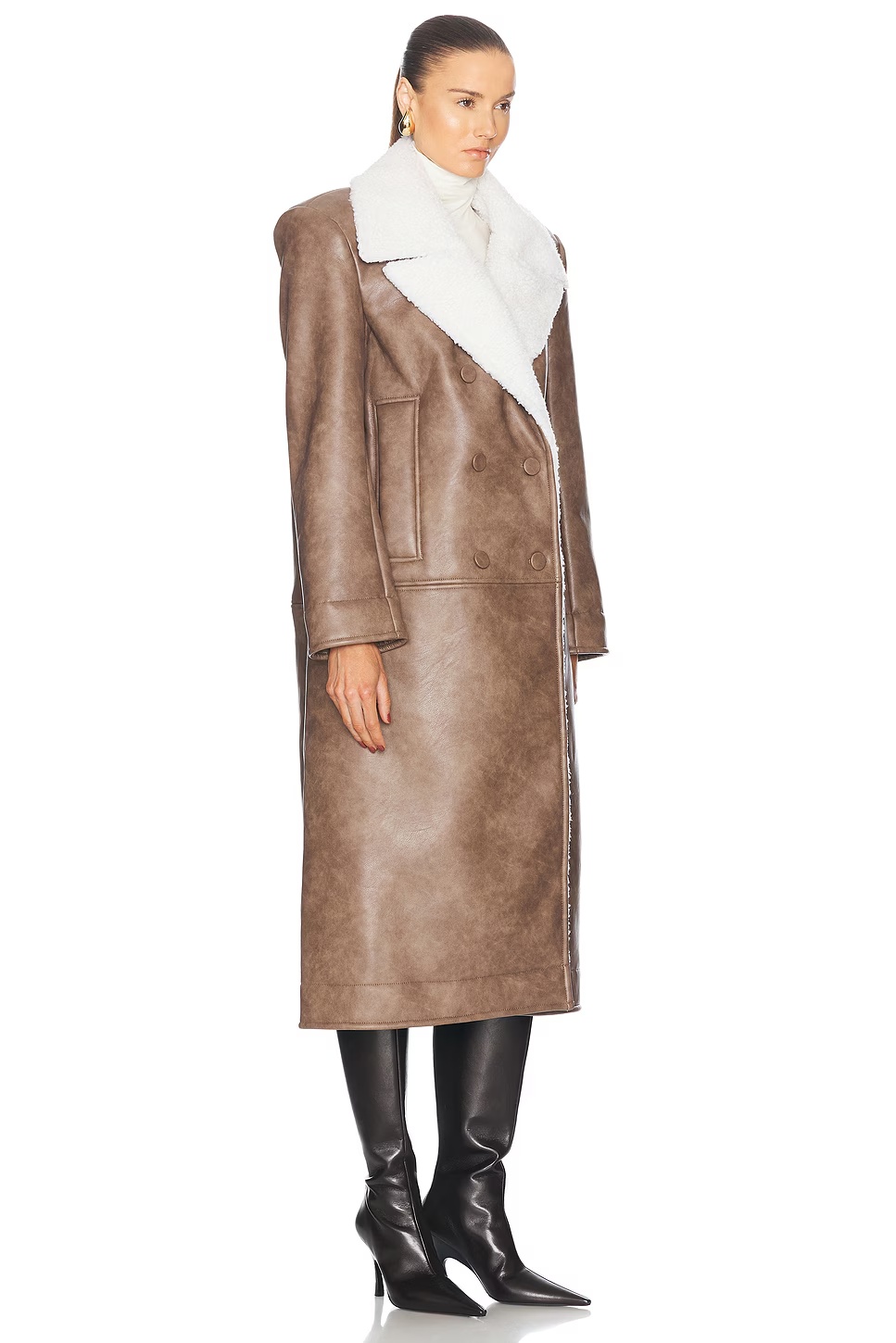 for FWRD Greenwich Coat Peau Lainee