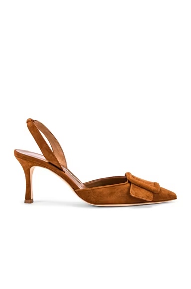 May 70 Suede Slingback Brown