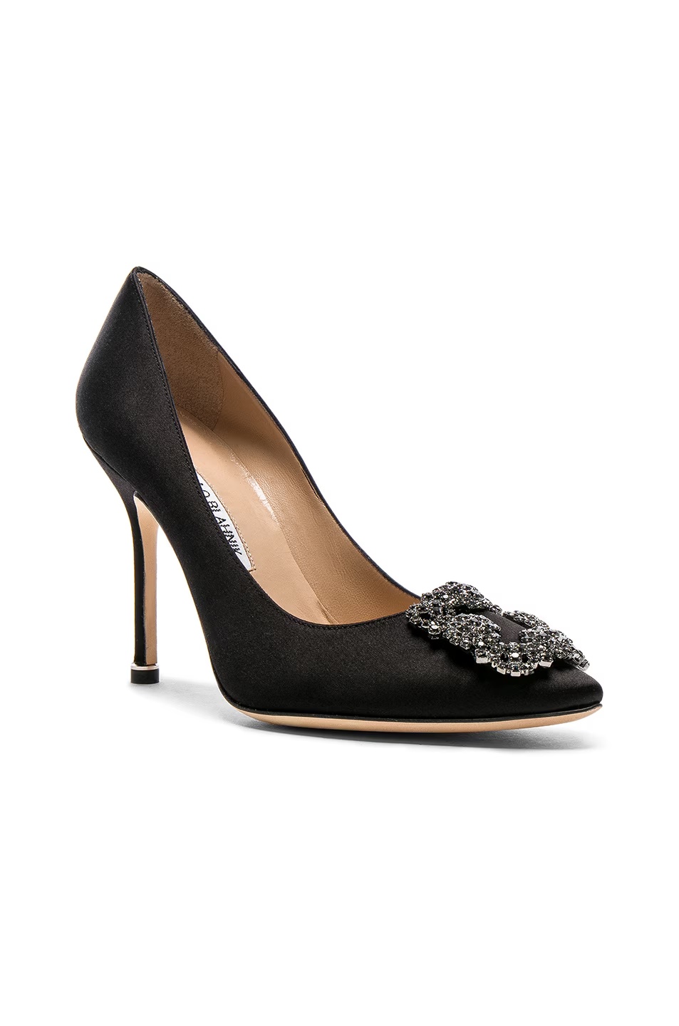 Hangisi 105 Satin Pumps Black Satin