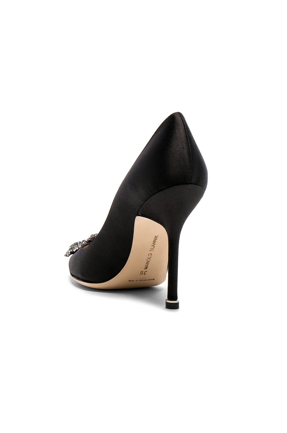 Hangisi 105 Satin Pumps Black Satin