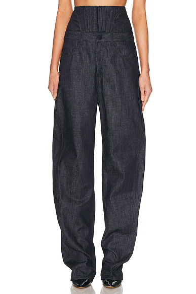 Straight Leg in Undone Blue Raw Blue