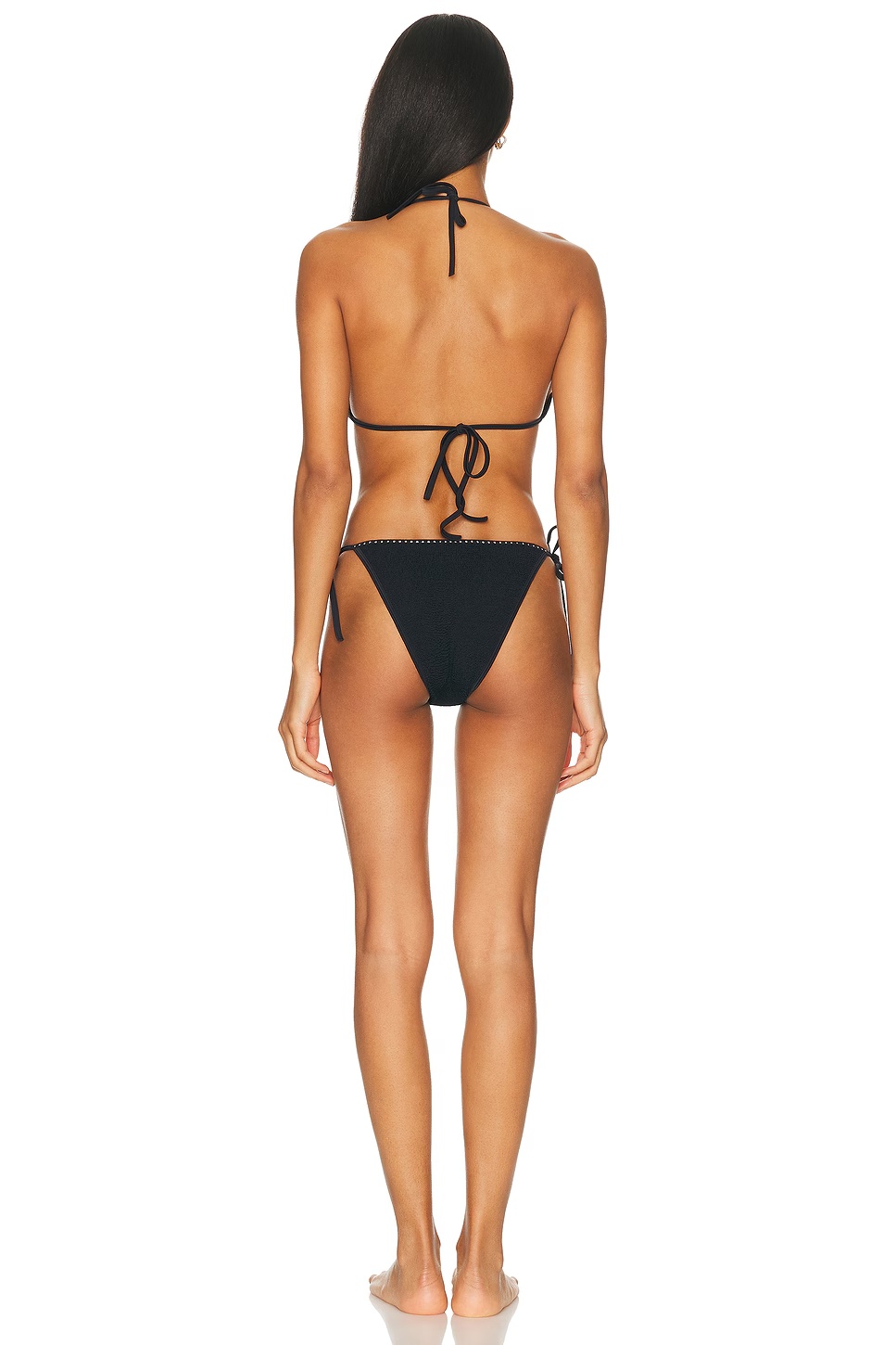 Gina Swarovski Bikini Set Black