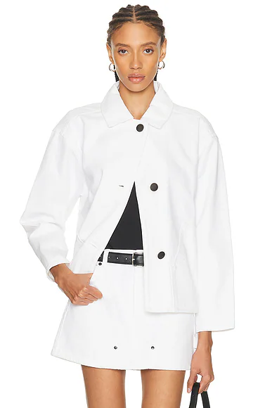 Denim Work Jacket Chalk