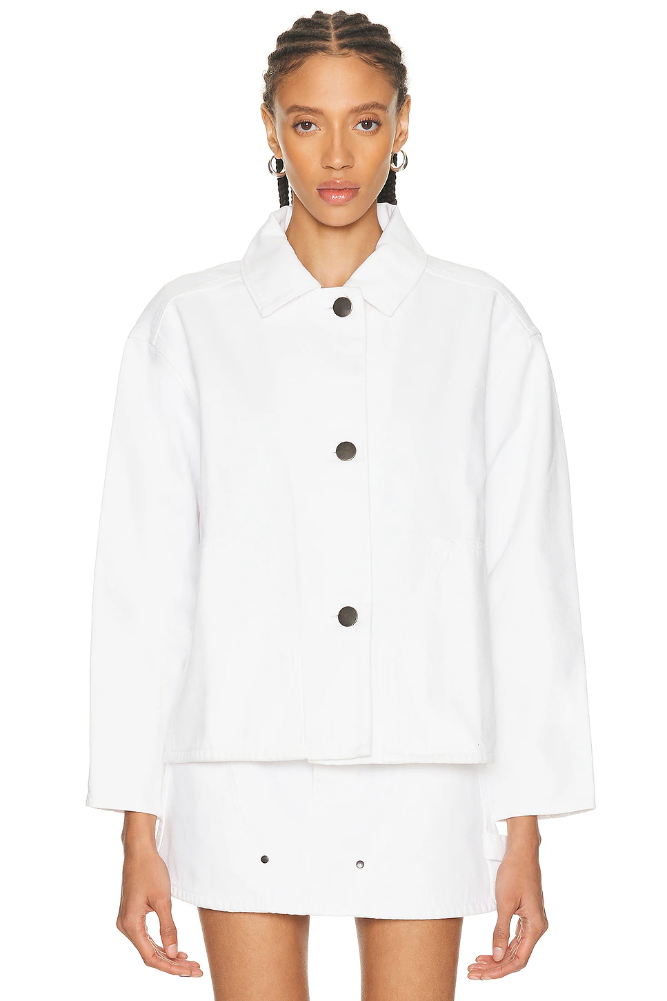 Denim Work Jacket Chalk