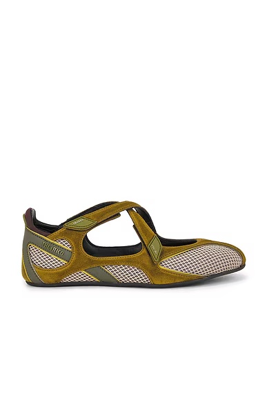Floor01 Ballerina Flat Military Green