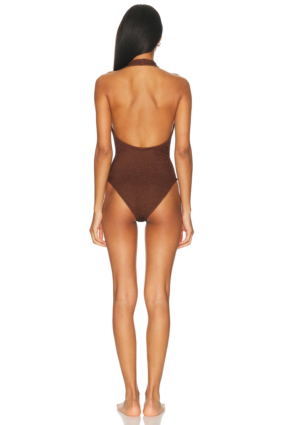 Sandy Swimsuit Metallic Chocolate