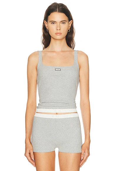 Lounge Tank Top Pebble