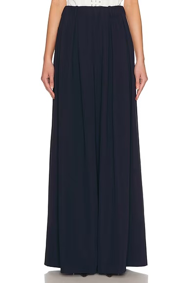 Greer Pleated Pant Icon Navy
