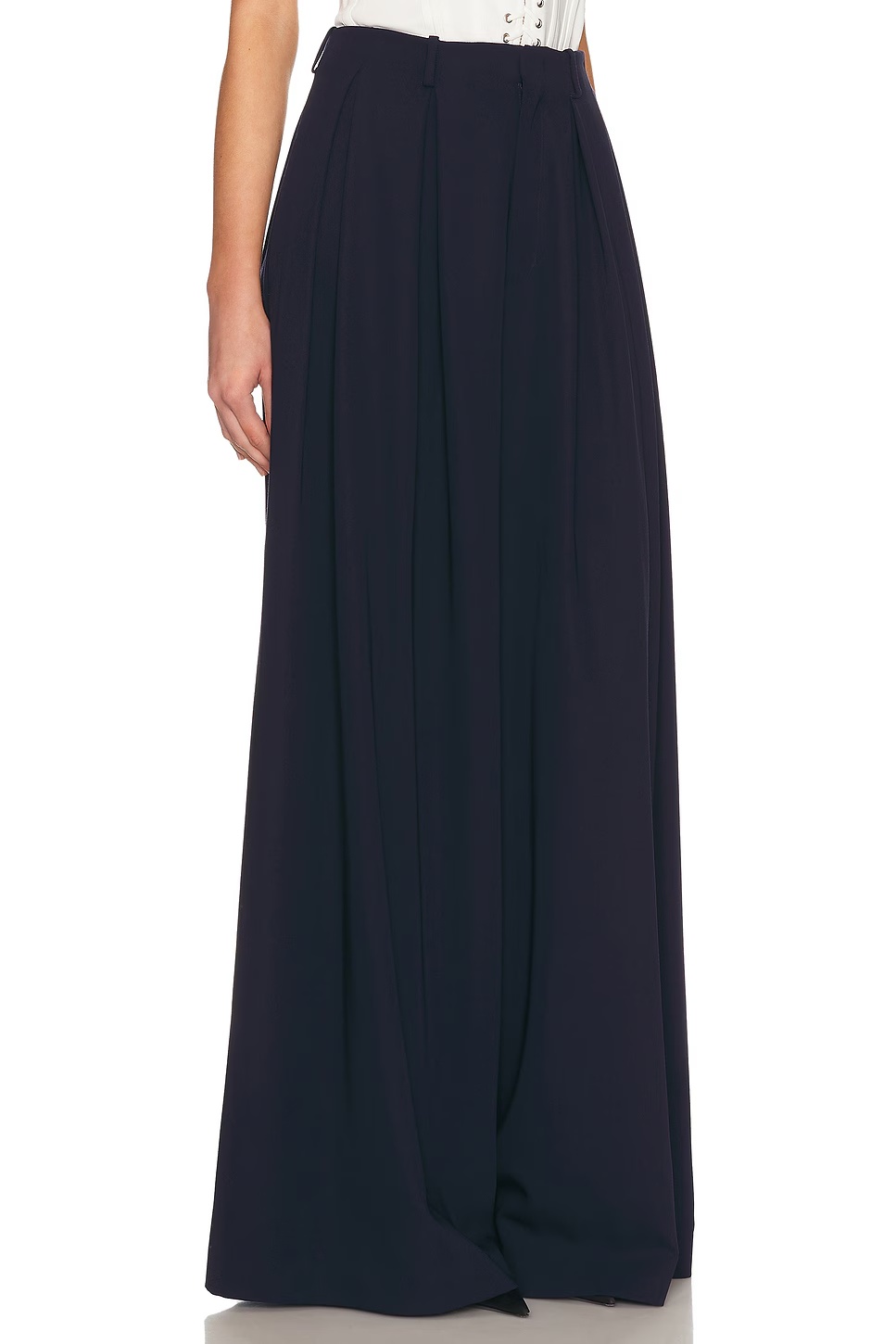 Greer Pleated Pant Icon Navy