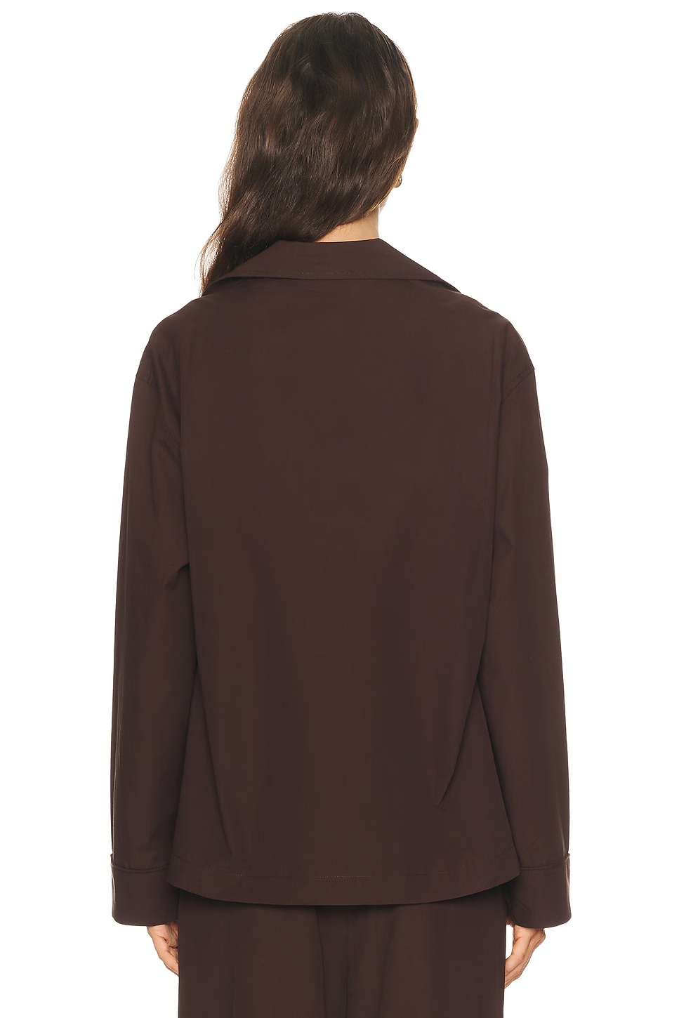 Long Sleeve Pajama Shirt Brunette