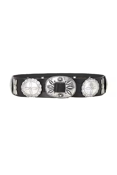 Cast Concho Belt Black