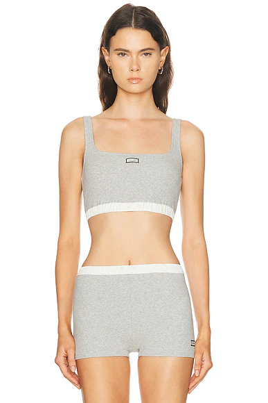 Lounge Bra Top Pebble