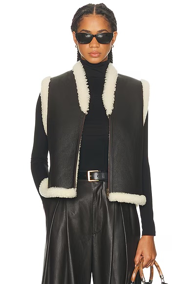 Tamlin Vest Dark Brown