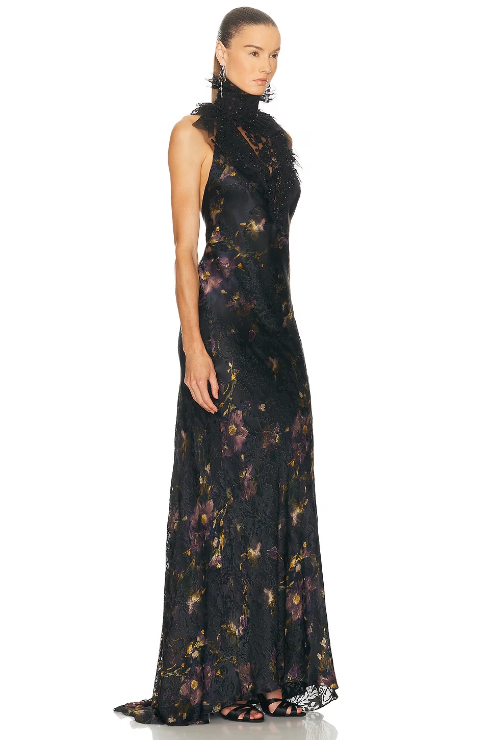 Ellen Gown Green Multi